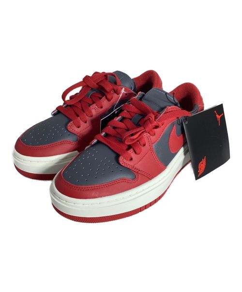 NIKE（ナイキ）NIKE (ナイキ) AIR JORDAN 1 ELEVATE LOW レッド×グレー サイズ:24 未使用品の古着・服飾アイテム