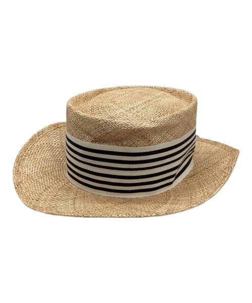 Chapeau d' O（シャポー ド オー）Chapeau d' O (シャポー ド オー) ストローハット ナチュラル 未使用品の古着・服飾アイテム