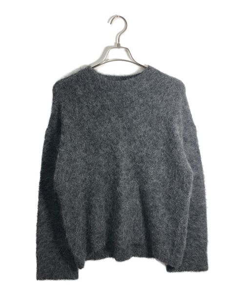 Gypsohila（ジプソフィア）Gypsohila (ジプソフィア) Alpaca Shaggy Pullover グレー サイズ:Freeの古着・服飾アイテム