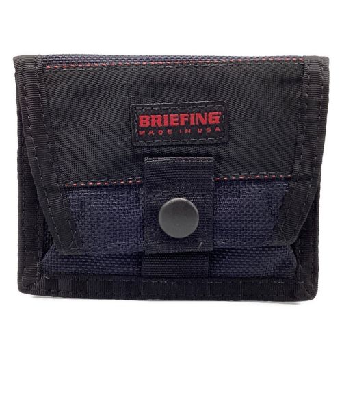 BRIEFING（ブリーフィング）BRIEFING (ブリーフィング) CARD HOLDER ネイビー×ブラックの古着・服飾アイテム