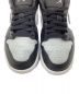 中古・古着 NIKE (ナイキ) AIR JORDAN 1 LOW SHADOW TOE グレー×ブラック サイズ:US 8：13000円