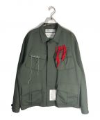 DAIRIKUダイリク）の古着「Wool Ripstop Fatigue Jacket」｜カーキ