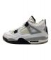 NIKE (ナイキ) AIR JORDAN 4 RETRO OG ホワイト×グレー サイズ:28.0：16000円