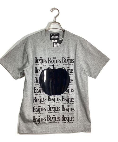 THE BEATLES COMME des GARCONS（ザ・ビートルズコムデギャルソン）THE BEATLES COMME des GARCONS (ザ・ビートルズコムデギャルソン) CDG Beatles T-Shirt グレー×ブラック サイズ:L 未使用品の古着・服飾アイテム