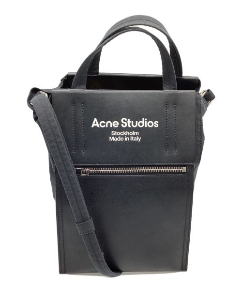 Acne studios（アクネ ストゥディオス）Acne studios (アクネ ストゥディオス) ペイパリーナイロントートバッグ ブラックの古着・服飾アイテム