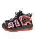 NIKE (ナイキ) AIR MORE UPTEMPO 96 ブラック×レッド サイズ:28㎝：10000円