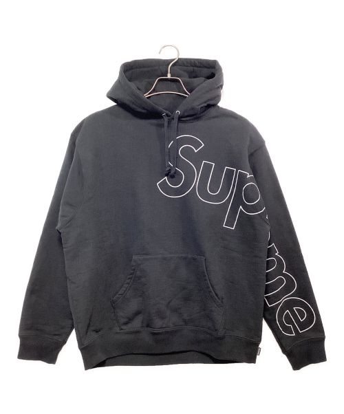 SUPREME（シュプリーム）Supreme (シュプリーム) Reflective Hooded Sweatshirt ブラック サイズ:Sの古着・服飾アイテム