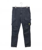 STONE ISLANDストーンアイランド）の古着「BRUSHED COTTON CANVAS OLD EFFECT CARGO PANTS」｜グレー