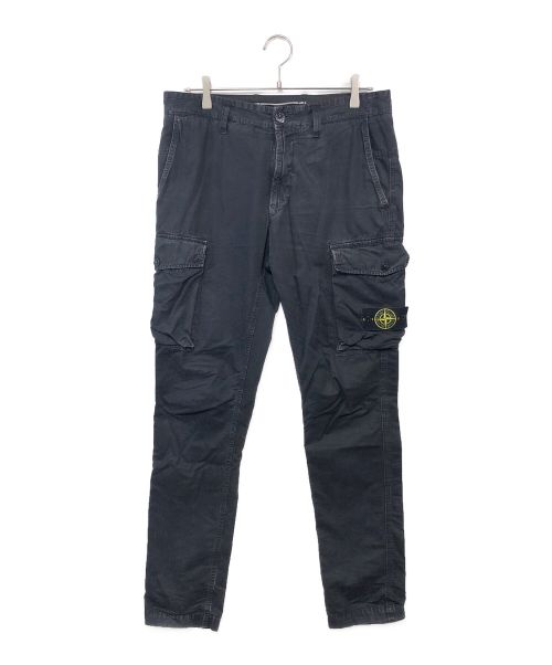 STONE ISLAND（ストーンアイランド）STONE ISLAND (ストーンアイランド) BRUSHED COTTON CANVAS OLD EFFECT CARGO PANTS グレー サイズ:W31の古着・服飾アイテム