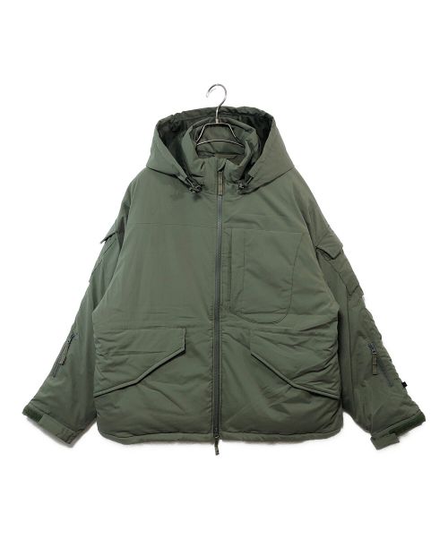 DAIWA（ダイワ）DAIWA (ダイワ) TECH PADDING MIL JACKET カーキ サイズ:Mの古着・服飾アイテム