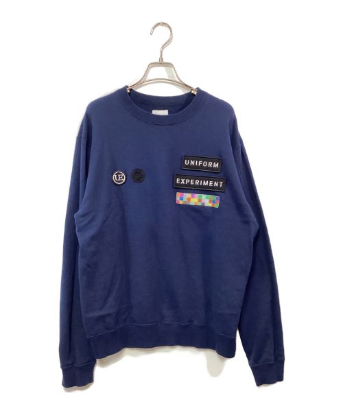 uniform experiment（ユニフォームエクスペリメント）uniform experiment (ユニフォームエクスペリメント) Sweat Shirt ネイビー サイズ:2の古着・服飾アイテム