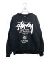 stussy（ステューシー）の古着「WORLD TOUR CREW」｜ブラック