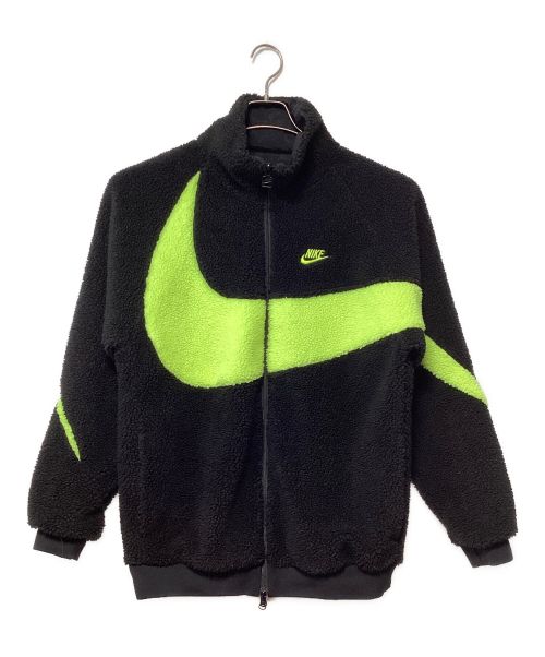 NIKE（ナイキ）NIKE (ナイキ) リバーシブルフリースジャケット イエロー×ブラック サイズ:Mの古着・服飾アイテム