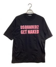 DSQUARED2（ディースクエアード）の古着「Skater Fit Tee」｜ブラック×ピンク