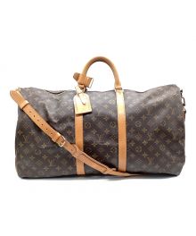 LOUIS VUITTON（ルイ ヴィトン）の古着「キーポル・バンドリエール55」｜ブラウン