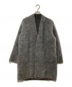 ATONエイトン）の古着「MOHAIR SHAGGY OVERSIZED CARDIGAN」｜グレー