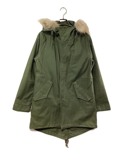 FRED PERRY（フレッドペリー）FRED PERRY (フレッドペリー) FISHTAIL PARKA カーキ サイズ:XSの古着・服飾アイテム