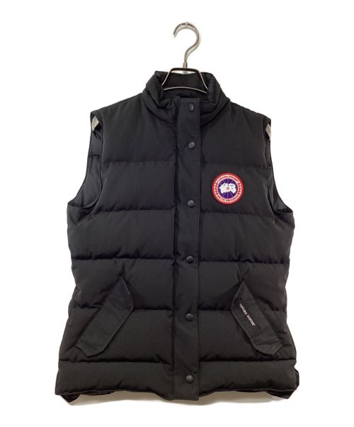 CANADA GOOSE（カナダグース）CANADA GOOSE (カナダグース) ダウンベスト ブラック サイズ:Mの古着・服飾アイテム