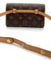 LOUIS VUITTON (ルイ ヴィトン) ポシェットフロランティーヌ ブラウン：52000円