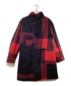 Engineered Garments×WOOLRICHエンジニアド ガーメンツ×ウールリッチ）の古着「リバーシブルコート」｜ブラック×レッド