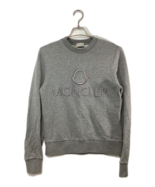 MONCLER（モンクレール）MONCLER (モンクレール) MAGLIA GIROCOLLO グレー サイズ:XSの古着・服飾アイテム