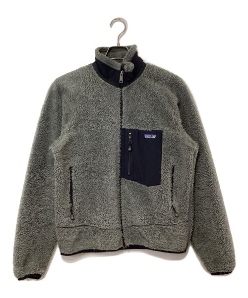 Patagonia（パタゴニア）Patagonia (パタゴニア) フリースジャケット ブラック×グレー サイズ:Sの古着・服飾アイテム