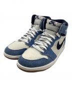 NIKEナイキ）の古着「AIR JORDAN 1 RETRO HIGH OG」｜インディゴ×ホワイト