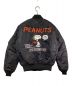 AVIREX (アヴィレックス) PEANUTS (ピーナッツ) MA-1 'FLYING ACE'  ブラック サイズ:M：23000円