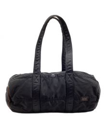 PORTER（ポーター）の古着「DUFFLE BAG(L)」｜ブラック×オレンジ