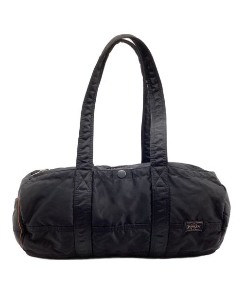 PORTER（ポーター）PORTER (ポーター) DUFFLE BAG(L) ブラック×オレンジの古着・服飾アイテム