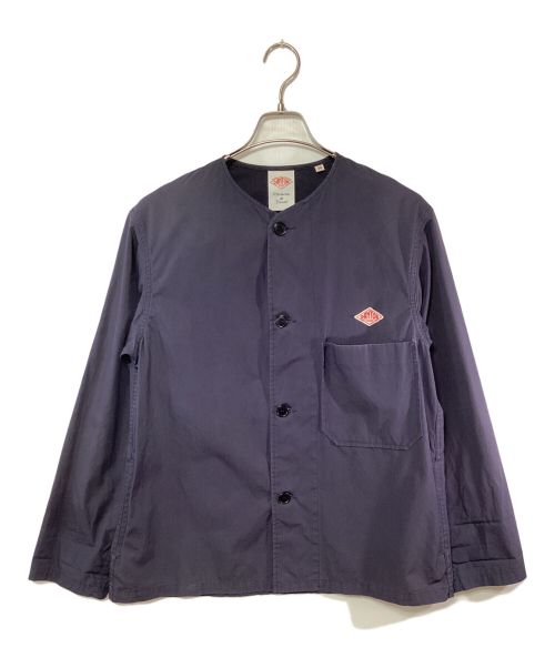 DANTON（ダントン）DANTON (ダントン) ノーカラージャケット ネイビー サイズ:38の古着・服飾アイテム