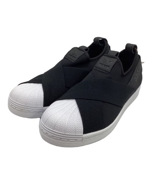 adidas Originals（アディダスオリジナル）adidas Originals (アディダスオリジナル) スーパースタースリッポン ブラック×ホワイト サイズ:SIZE 23.0 未使用品の古着・服飾アイテム