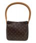 LOUIS VUITTON (ルイ ヴィトン) ルーピングMM ブラウン：75000円