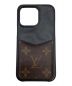 LOUIS VUITTON（ルイ ヴィトン）の古着「iPhone13Proケース」｜ブラウン×ブラック