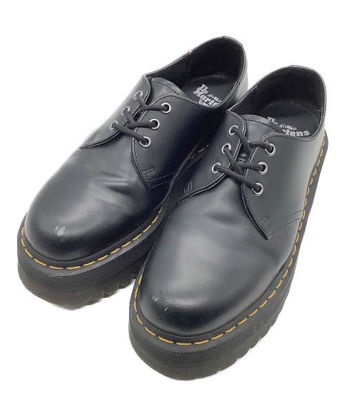 Dr.Martens（ドクターマーチン）Dr.Martens (ドクターマーチン) 1461 QUAD 3 ホール シューズ ブラック サイズ:42の古着・服飾アイテム