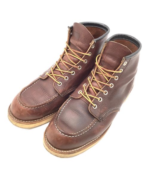 RED WING（レッドウィング）RED WING (レッドウィング) Classic Moc 6インチモックトゥブーツ ブライアーオイルスリック ブラウン サイズ:8 2/1の古着・服飾アイテム