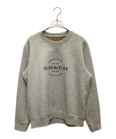 中古・古着通販】COACH (コーチ) 裏起毛スウェット グレー サイズ:L