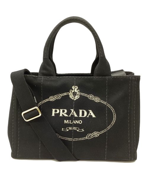 PRADA（プラダ）PRADA (プラダ) 2WAYショルダーバッグ ブラック サイズ:-の古着・服飾アイテム