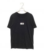 MM6 Maison Margielaエムエムシックス メゾンマルジェラ）の古着「ナンバーロゴ Tシャツ」｜ブラック