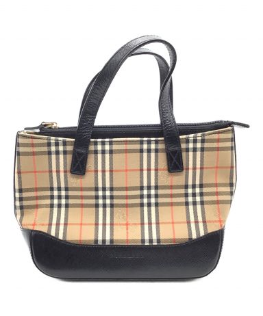 中古・古着通販】BURBERRY (バーバリー) ノバチェック ミニトート