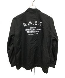 WHITE MOUNTAINEERING（ホワイトマウンテ二アニング）の古着「"BEER"COACH JACKET」｜ブラック