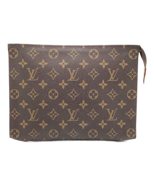 LOUIS VUITTON（ルイ ヴィトン）LOUIS VUITTON (ルイ ヴィトン) ポシェット トワレット26 ブラウンの古着・服飾アイテム