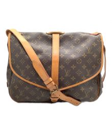 LOUIS VUITTON（ルイ ヴィトン）の古着「モノグラム ソミュール35」｜ブラウン