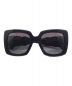 CHANEL（シャネル）の古着「Acetate Calfskin Square Sunglasses 」｜ブラック