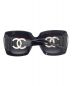 CHANEL (シャネル) Acetate Calfskin Square Sunglasses  ブラック：19800円