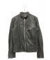 G-STAR RAW（ジースターロゥ）の古着「REVEND 3D SLIM LEATHER JKT」｜ブラック