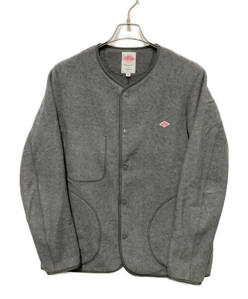 DANTON（ダントン）DANTON (ダントン) FLEECE COLLARLESS JACKET グレー サイズ:40の古着・服飾アイテム