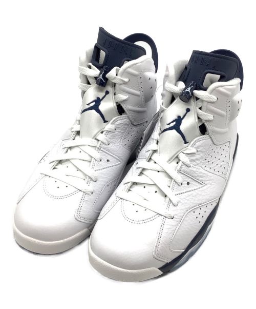 NIKE（ナイキ）NIKE (ナイキ) AIR JORDAN 6 RETRO white/midnight navy  ホワイト×ネイビー サイズ:29 未使用品の古着・服飾アイテム