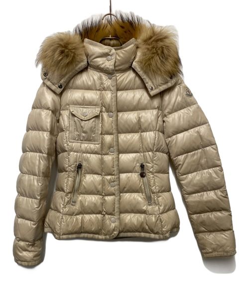 MONCLER（モンクレール）MONCLER (モンクレール) ダウンコート アイボリー サイズ:2の古着・服飾アイテム