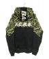 A BATHING APE（アベイシングエイプ）の古着「VENTILATION Hoodie」｜ブラック×グリーン